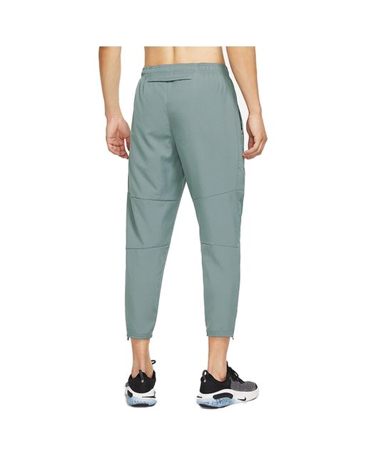 Nike Blue Dri-Fit Challenger Logo Sports Woven Running Long Pants for men