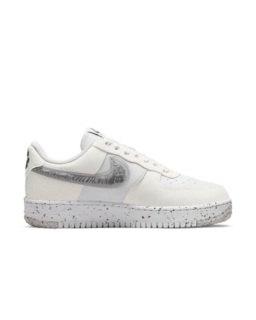 Nike White (Wmns) Air Force 1 Crater