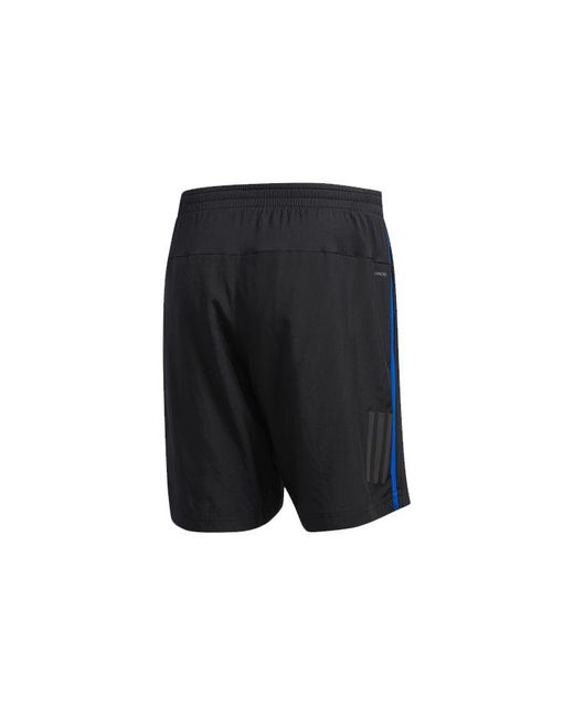 Adidas Black Minimalistic Solid Color Training Sports Shorts for men