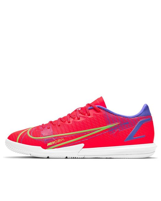 Nike Red Vapor 14 Academy Ic Indoor Court 'Brt Crimson Mtlc Burst' for men