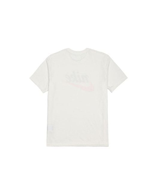 Nike White Sportswear Large Short Sleeve T-Shirt for men