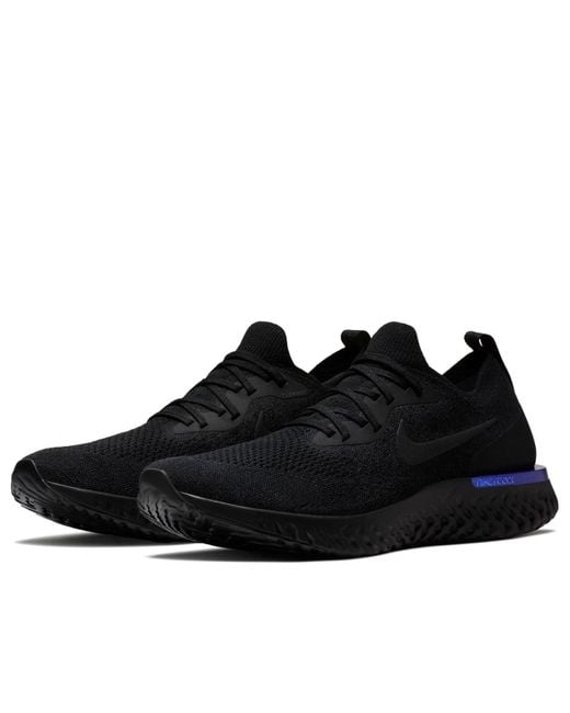 Nike Black Epic React Flyknit Racer' for men