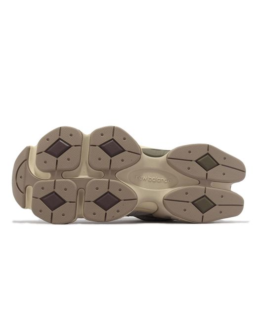 New Balance White 9060 Matter Timberwolf' for men