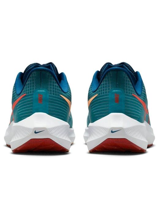 Nike Blue Air Zoom Pegasus 39 'Spruce Crimson' for men