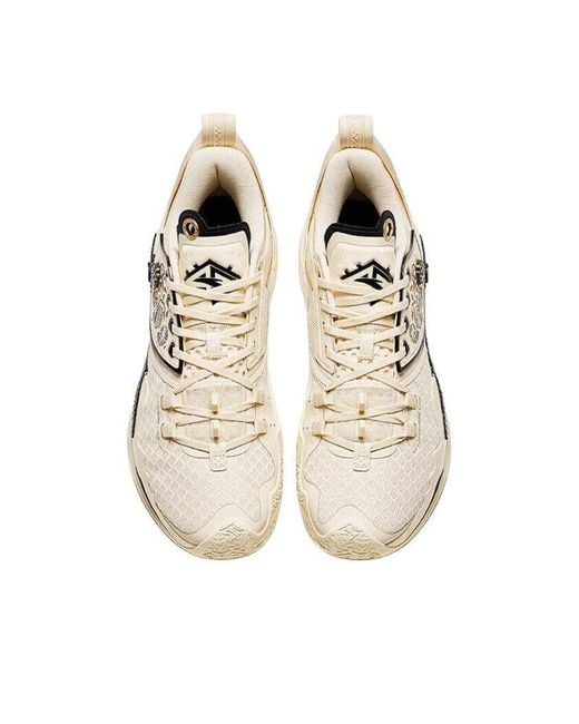 Anta White Shock Wave 5 V2 'Fossil' for men