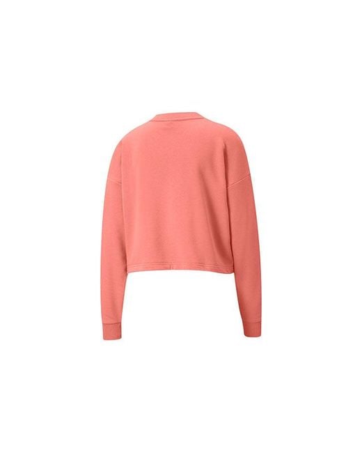 PUMA Pink Evide Logo Sweatshirt
