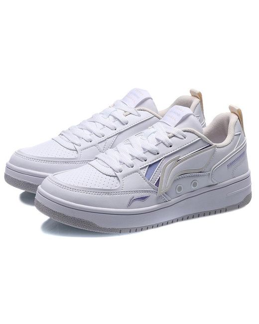 Li-ning White (Wmns) Lifestyle Skate Shoes