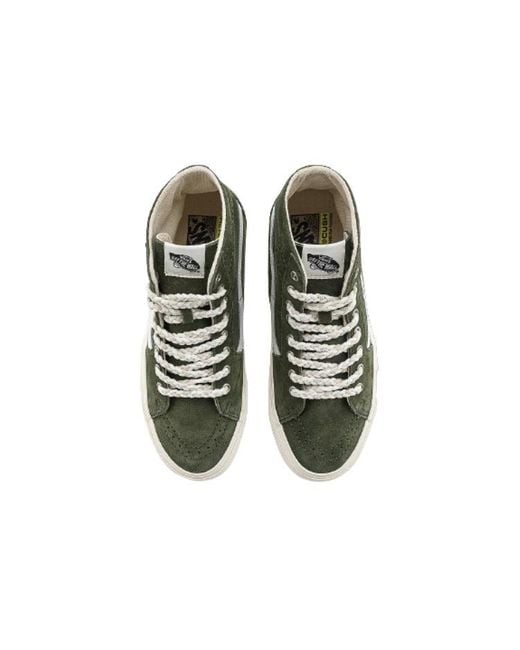 Vans Green Skate Sk8-Hi for men