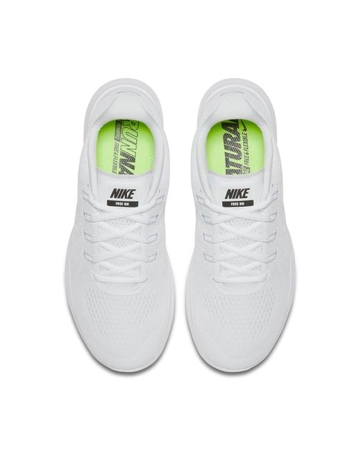 Nike White Free Rn 2017 for men