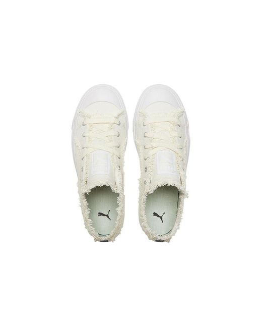 PUMA White Capri Raw Cut 'Whisper' for men
