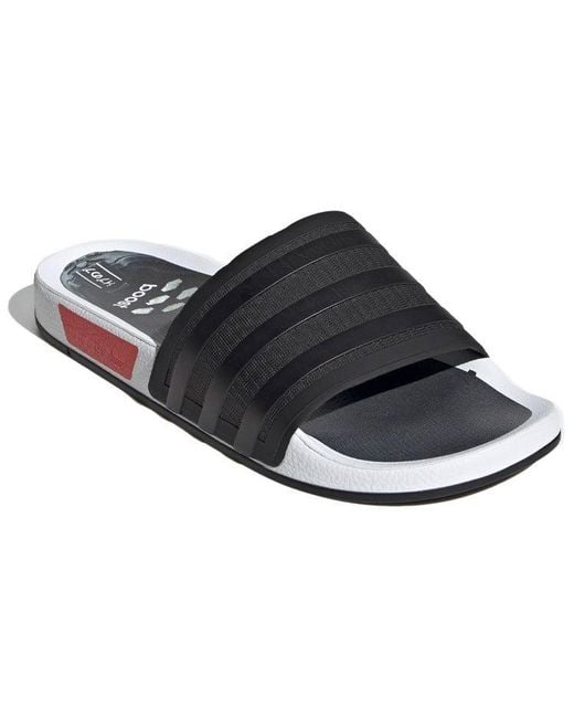 Adidas Blue Adilette Slides Premium 'Nmd_R1' for men