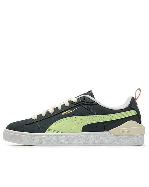 PUMA Green Suede Bloc 'Mix for men