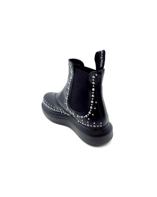 McQueen Blue (Wmns) Hybrid Chelsea Boots Studd'
