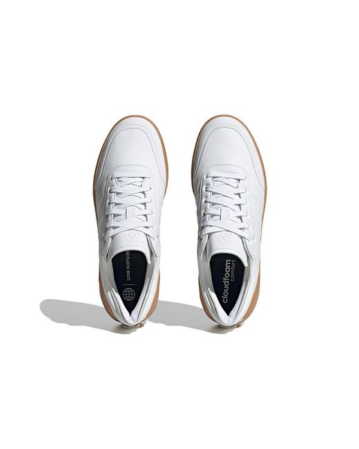 Adidas White Court Revival Shoes Gum' for men