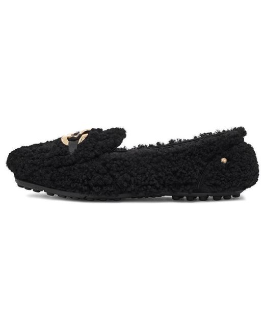 Ugg Black Slipon Comfortable Loafers