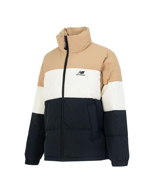 New Balance Blue Warm Down Jacket Tan' for men