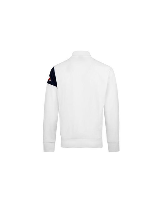 Li-ning White Training Series Large Logo Printing Cardigan Stand Collar Jacket for men