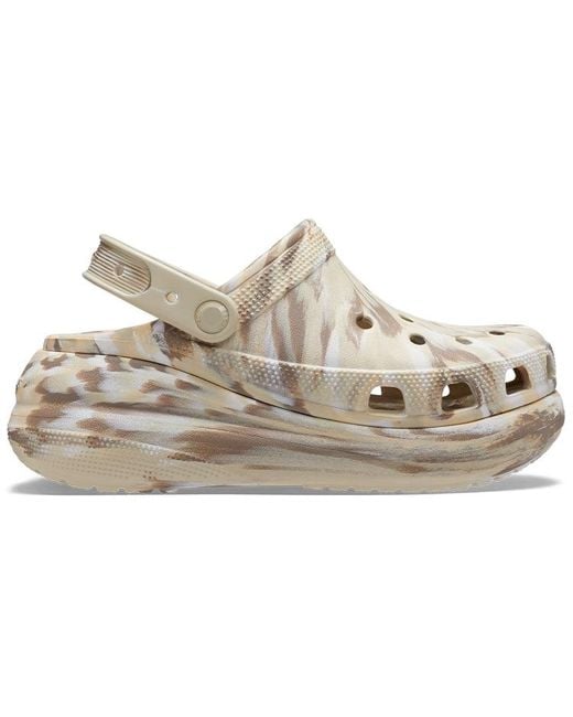 CROCSTM Natural Classic Crush Marbled Clog 'Bone Multi' for men