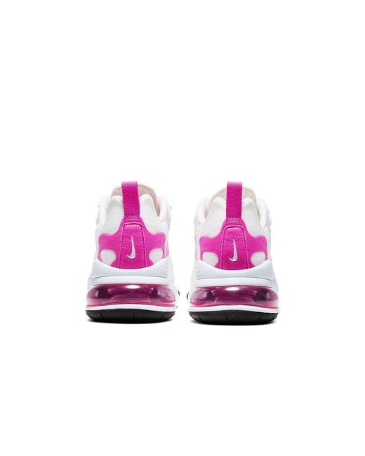 Nike White (Wmns) Air Max 270 React 'Fire'