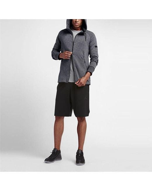 Nike Gray Fleece Lined Casual Sports Long Sleeves Hooded Jacket for men