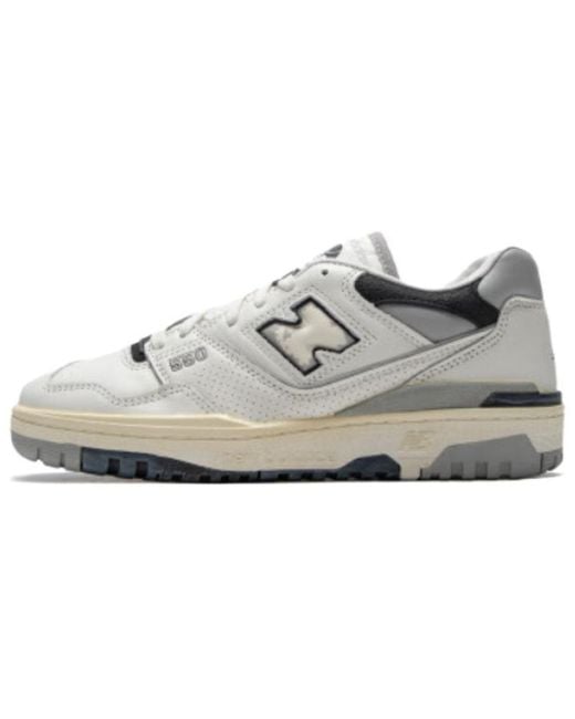 New Balance White 550 'Vintage Pack Concrete' for men