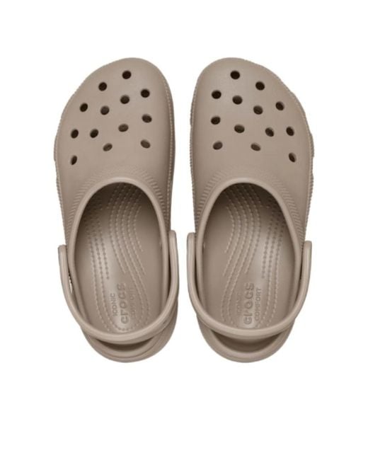 CROCSTM Brown (Wmns) Classic Plaform Clog 'Taupe'