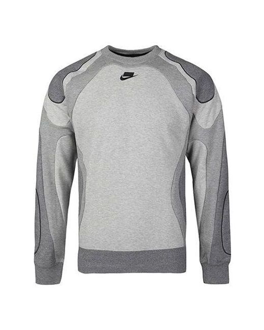 Nike Gray Sportswear Nsw Sports Round Neck Pullover for men