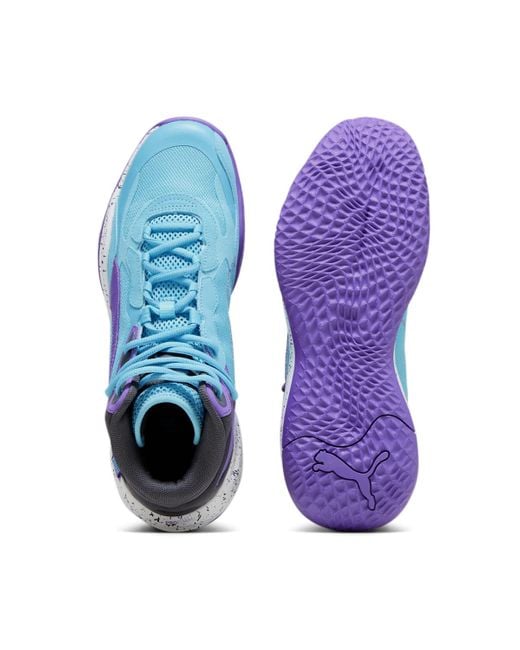 PUMA Blue Playmaker Pro Mid Glimmer Bright Aqua' for men