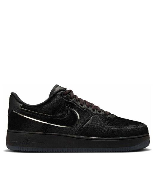 Nike Black Air Force 1 Low 'Virginia Union University Yardrunners Panthers' for men