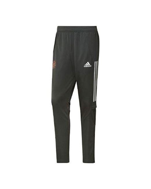 Adidas Gray Manchester United Soccer/Football Training Sports Long Pants for men