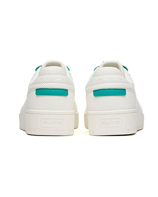 Anta White Skateboarding Series Sneakers for men