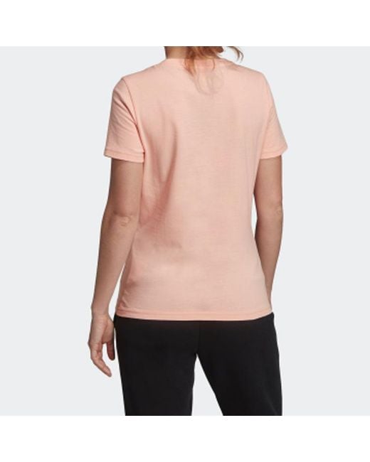 Adidas Pink (Wmns) Sports Stylish Short Sleeve