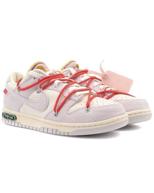 Nike Pink X Off- Dunk Low 'Lot 33 Of 50' for men