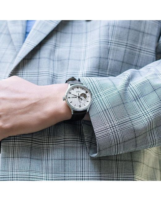 Seiko Metallic Watch Presage Series Japan Dial Belt Business 4R Movement Automatic Mechanical Watch