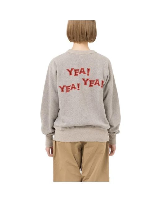 Human Made Gray Beatles Sweatshirt for men