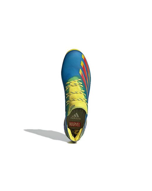 Adidas Blue X Marvel X Ghosted.1 Fg 'Cyclops' for men