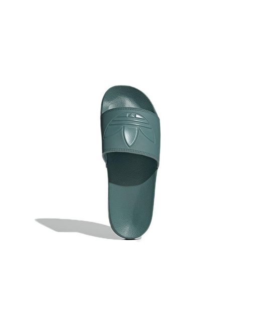 Adidas Green Adilette Lite Sandal 'Hazy Emerald' for men