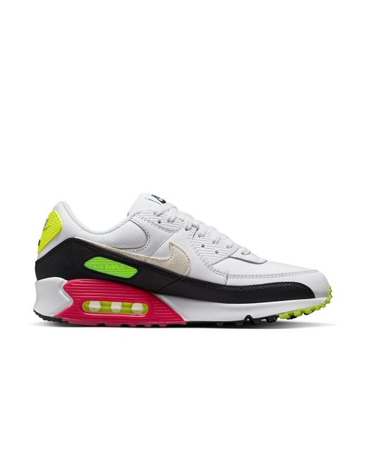 Nike White Air Max 90 Volt Rush' for men