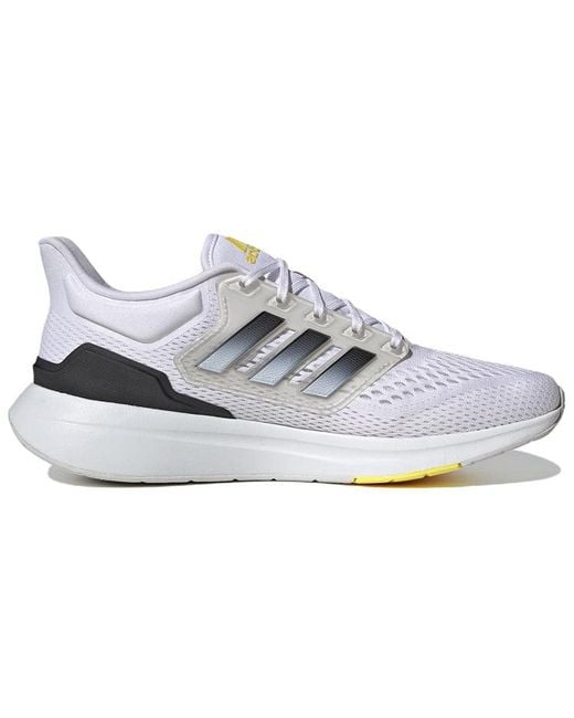 Adidas White Eq21 Run Beam' for men