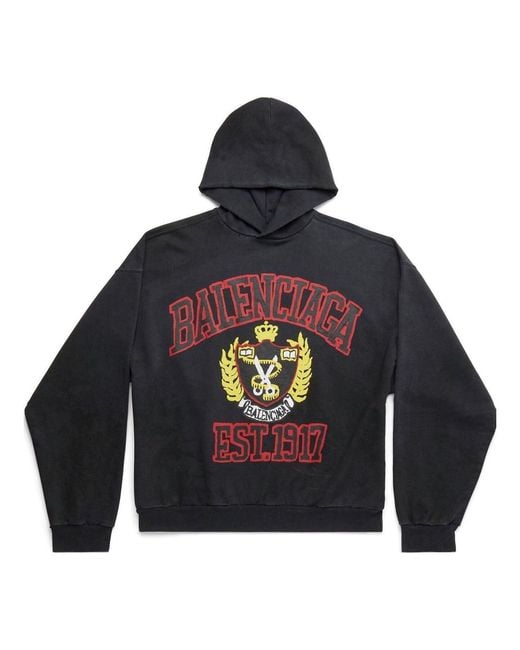 Balenciaga Blue Diy College Hoodie