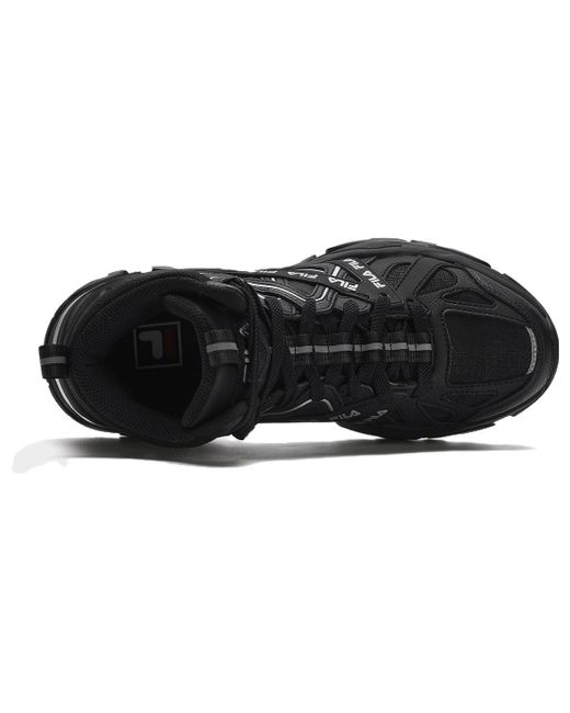 Fila Black (Wmns) Sofia 1S Mid Shoes Velvet'