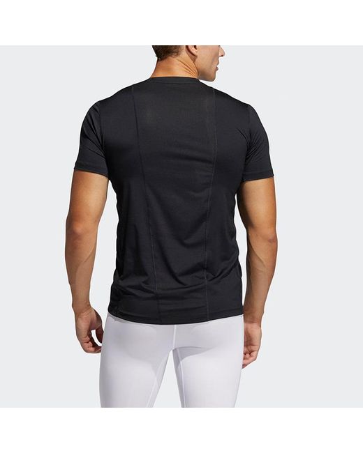 Adidas Black Tf Turf Ss Ftd Round Neck Sports Short Sleeve for men