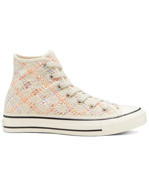 Converse Natural (Wmns) Chuck Taylor All Star High 'Boho Crochet'