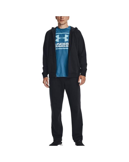 Under Armour Black Rival Fleece Pants for men