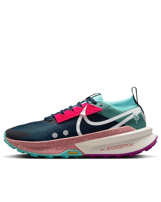 Nike Blue Zoomx Zegama Trail 2 'Armory Frost Grape' for men