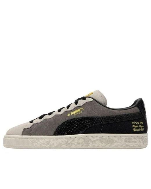 PUMA Black Suede 2 Staple for men