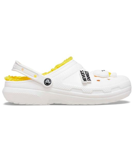 CROCSTM White Neverx Classic Cozy Stay Warm Sports Slippers for men