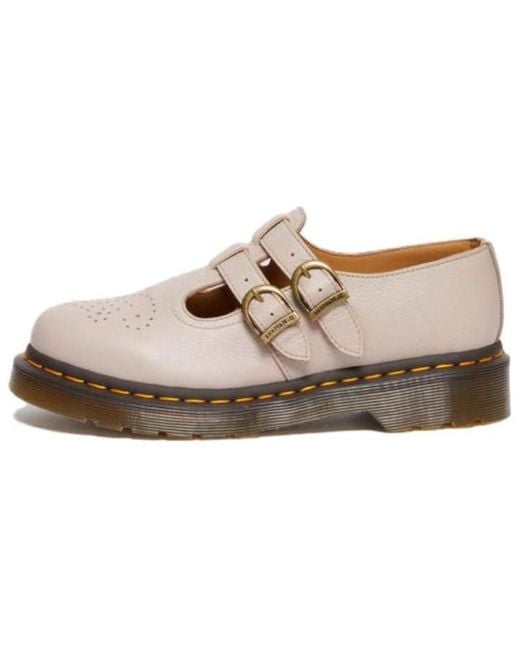 Dr. Martens Dr. Martens 8065 Mary Jane Parchment Beige in Natural