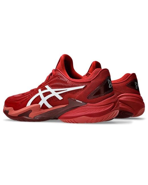 Asics Court Ff 3 Novak Clay in Red for Men | Lyst