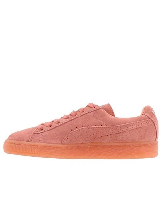 PUMA Suede Classic Mono Reflected Iced Pink | Lyst